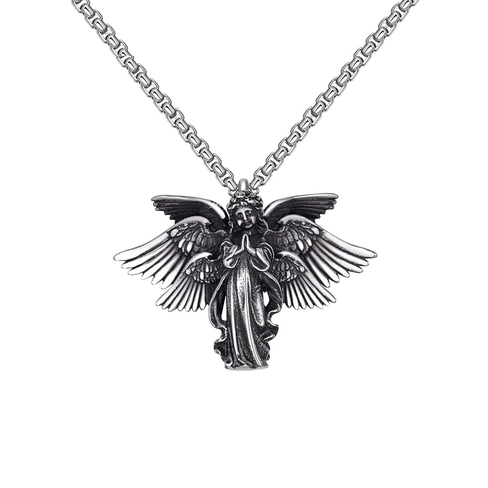 ネックレス・ペンダント Necklaces of Guardian of the Spirit Amazon.com: Angel Wings Necklace - Archangel Michael Pendant